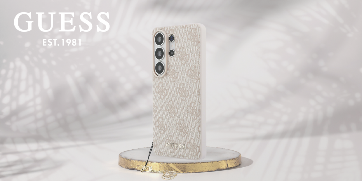 Husa Guess 4G Classic Logo Charm cu MagSafe compatibila cu Samsung Galaxy S26 Ultra, Roz 1 Lerato.ro