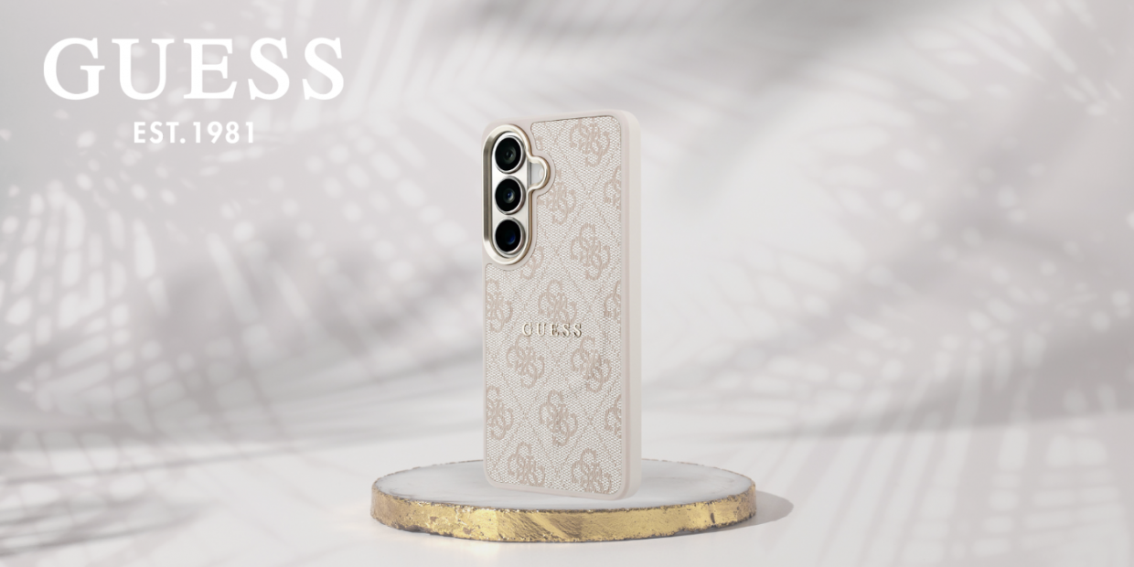 Husa Guess 4G Embossed Ring cu MagSafe compatibila cu Samsung Galaxy S26 Plus, Roz 1 Lerato.ro