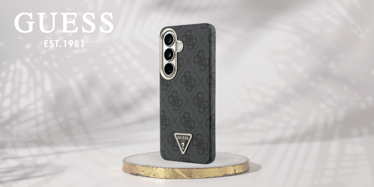 Carcasa Guess 4G Triangle Logo cu MagSafe compatibila cu Samsung Galaxy S26 Plus, Negru 1 Lerato.ro