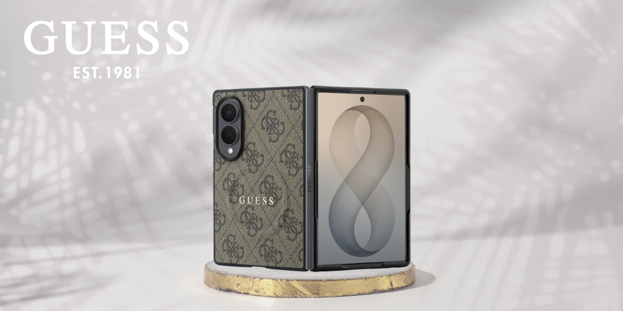 Husa Guess 4G Classic cu MagSafe compatibila cu Samsung Galaxy Z Fold 8, Maro 1 Lerato.ro