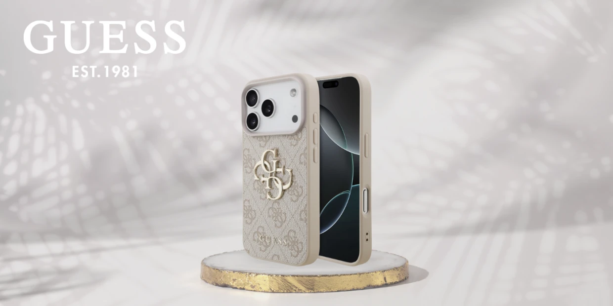 Husa Guess 4G Big Logo compatibila cu iPhone 18 Pro Max / 17 Pro Max, Roz 1 Lerato.ro