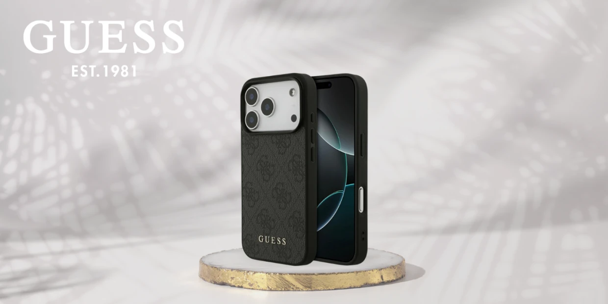 Husa Guess 4G Classic compatibila cu iPhone 18 Pro / 17 Pro, Negru 1 Lerato.ro