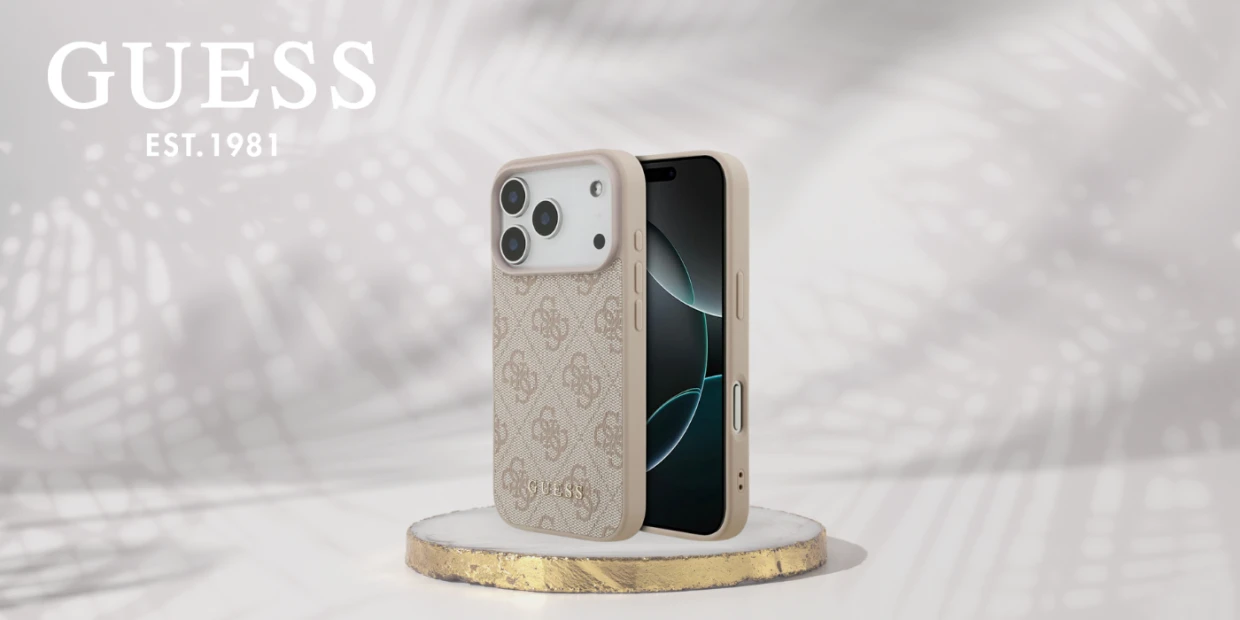 Husa Guess 4G Classic compatibila cu iPhone 18 Pro / 17 Pro, Roz 1 Lerato.ro