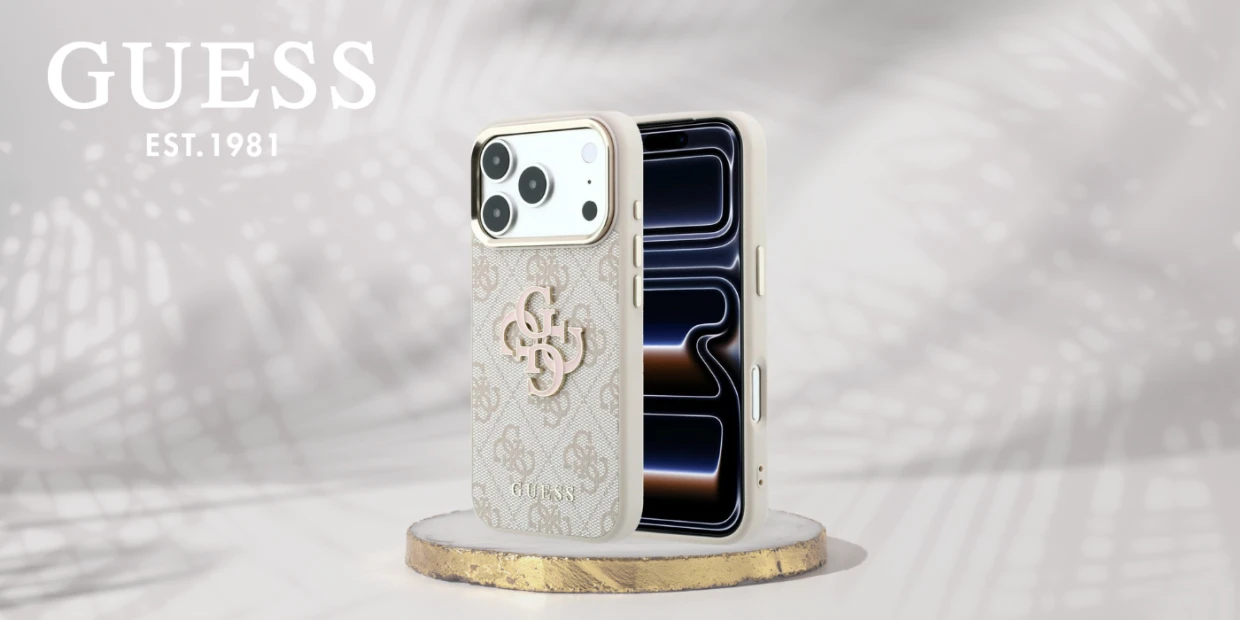 Husa Guess 4G Big Resin Logo compatibila cu iPhone 18 Pro Max / 17 Pro Max, Roz 1 Lerato.ro