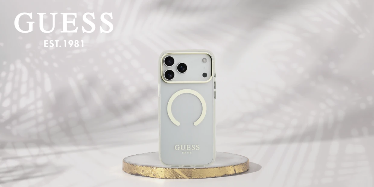 Husa Guess Metal Outline cu MagSafe compatibila cu iPhone 17 Pro Max / 18 Pro Max, Gold 1 Lerato.ro