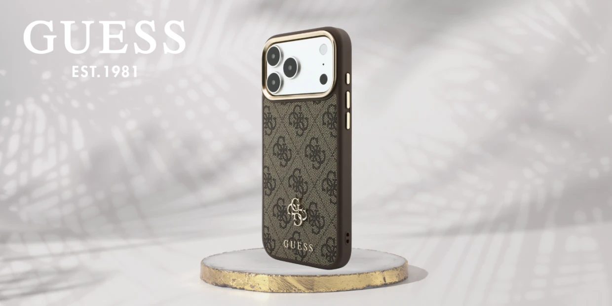 Husa Guess 4G cu MagSafe, Wallet si Lanyard compatibila cu iPhone 18 Pro / 17 Pro, Maro 1 Lerato.ro