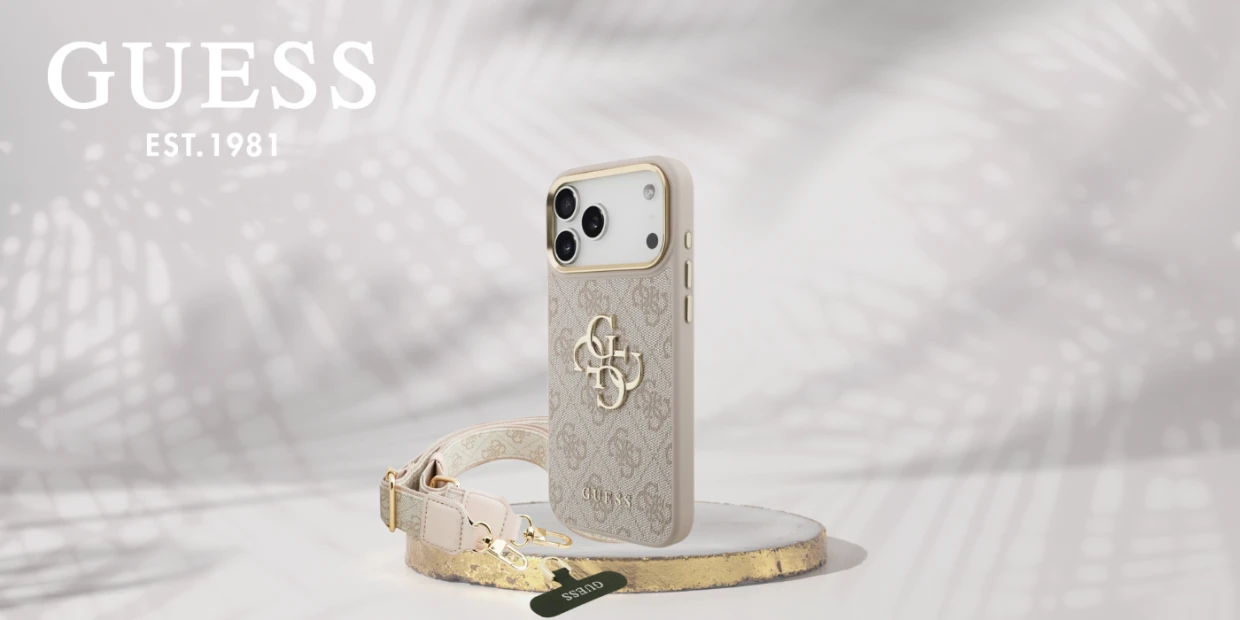 Husa Guess 4G Big 4G Classic Logo Big Strap Metal Buttons compatibila cu iPhone 18 Pro Max / 17 Pro Max, Roz 1 Lerato.ro