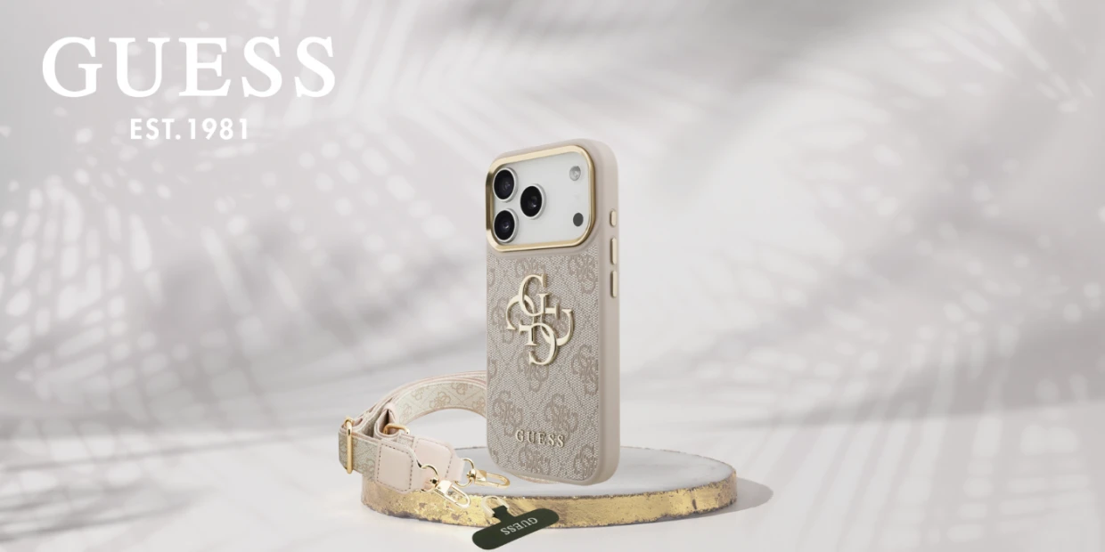 Husa Guess 4G Big 4G Classic Logo Big Strap Metal Buttons compatibila cu iPhone 18 Pro / 17 Pro, Roz 1 Lerato.ro