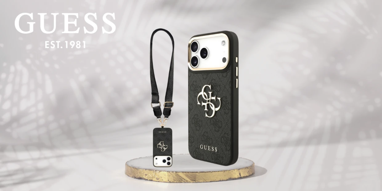 Husa Guess 4G Big 4G Classic Logo Big Strap Metal Buttons compatibila cu iPhone 18 Pro / 17 Pro, Negru 1 Lerato.ro