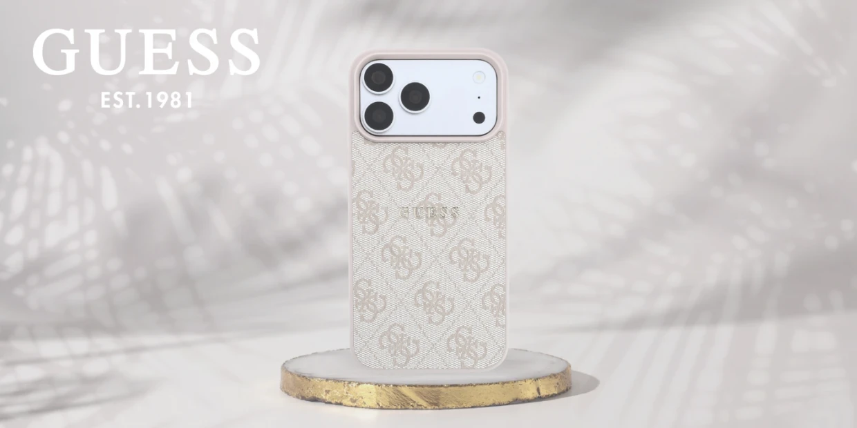 Husa Guess Embossed 4G Ring Classic cu MagSafe compatibila cu iPhone 18 Pro / 17 Pro, Roz 1 Lerato.ro
