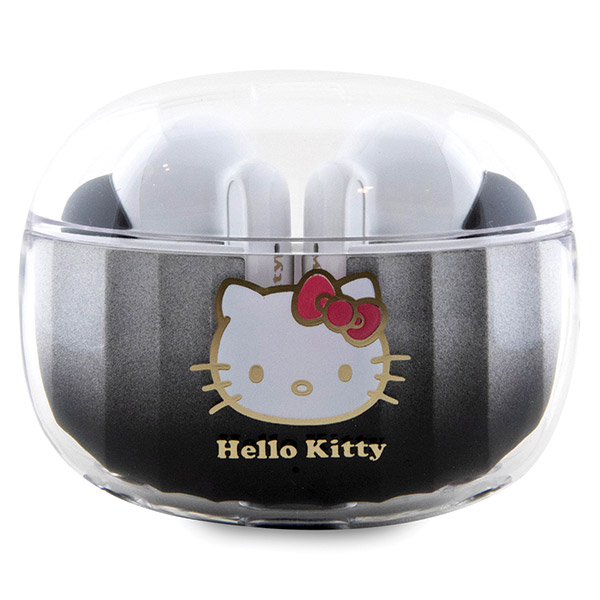 Casti wireless Hello Kitty TWS, Bluetooth 5.3, 250 mAh, USB-C, IPX4, Negru 1 Lerato.ro