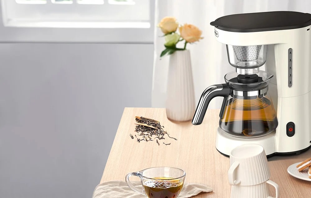 Cafetiera HiBREW H12, 0.75L, Sistem anti picurare, Inchidere automata, Alb 1 Lerato.ro