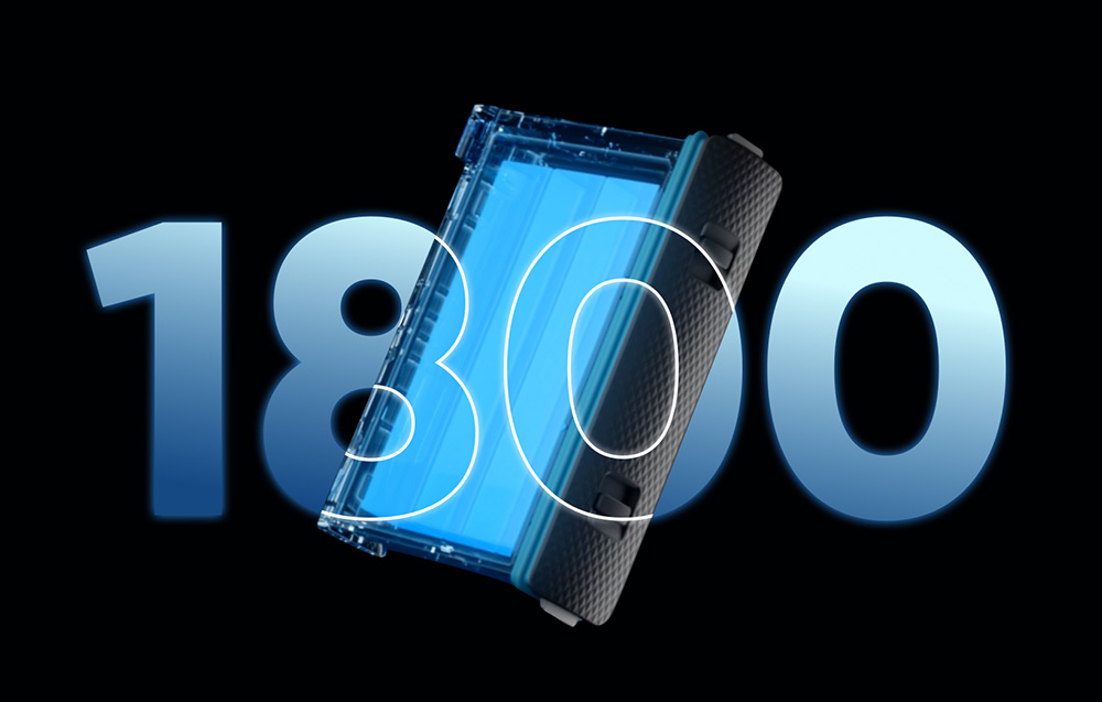 Baterie camera video sport Insta360 compatibila cu Insta360 X3, 1800 mAh, autonomie 81 minute, Negru 1 Lerato.ro