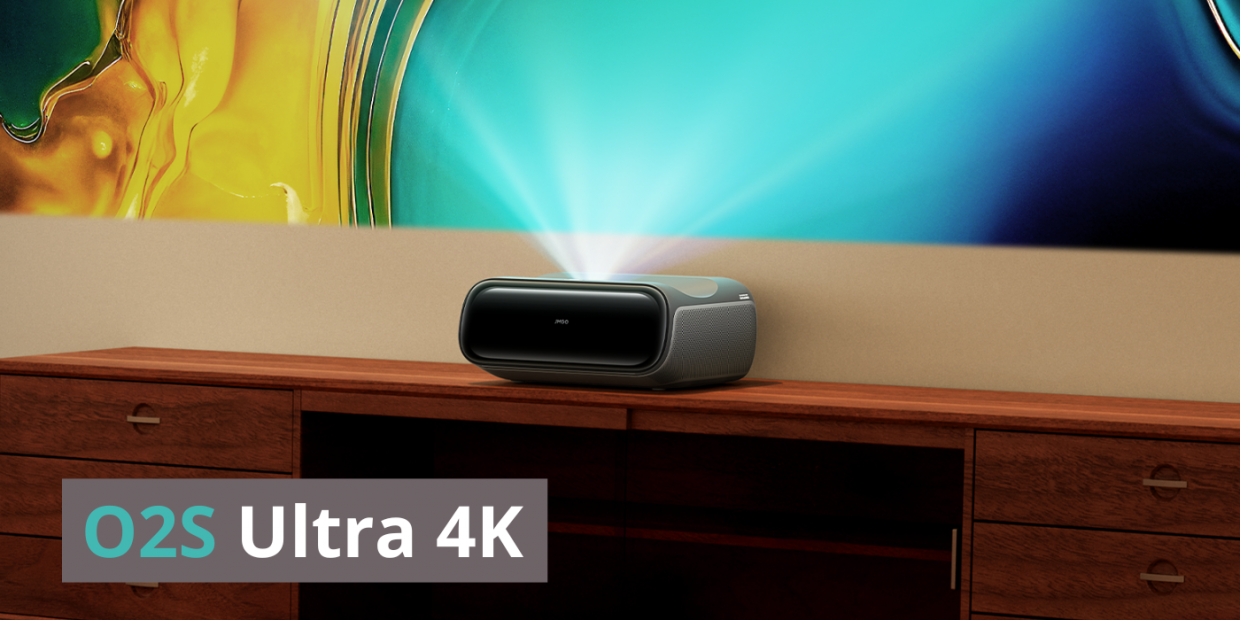 Videoproiector JMGO O2S Ultra, 3600lm, 4K, USB 2.0, 2x HDMI 2.1, WiFi, Bluetooth, Negru 1 Lerato.ro