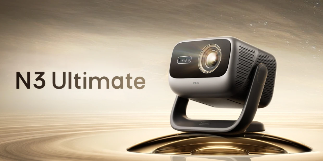 Videoproiector JMGO N3 Ultimate, 5800lm, 4K UHD, USB 3.0, 2x HDMI 2.1, WiFi, Bluetooth 5.2, Negru / Gri 1 Lerato.ro