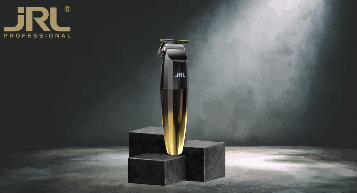 Aparat de tuns electric JRL Fresh Fade 2020T, 1400 mAh, Autonomie 2h, 60dB, Accesorii incluse, Gold 1 Lerato.ro