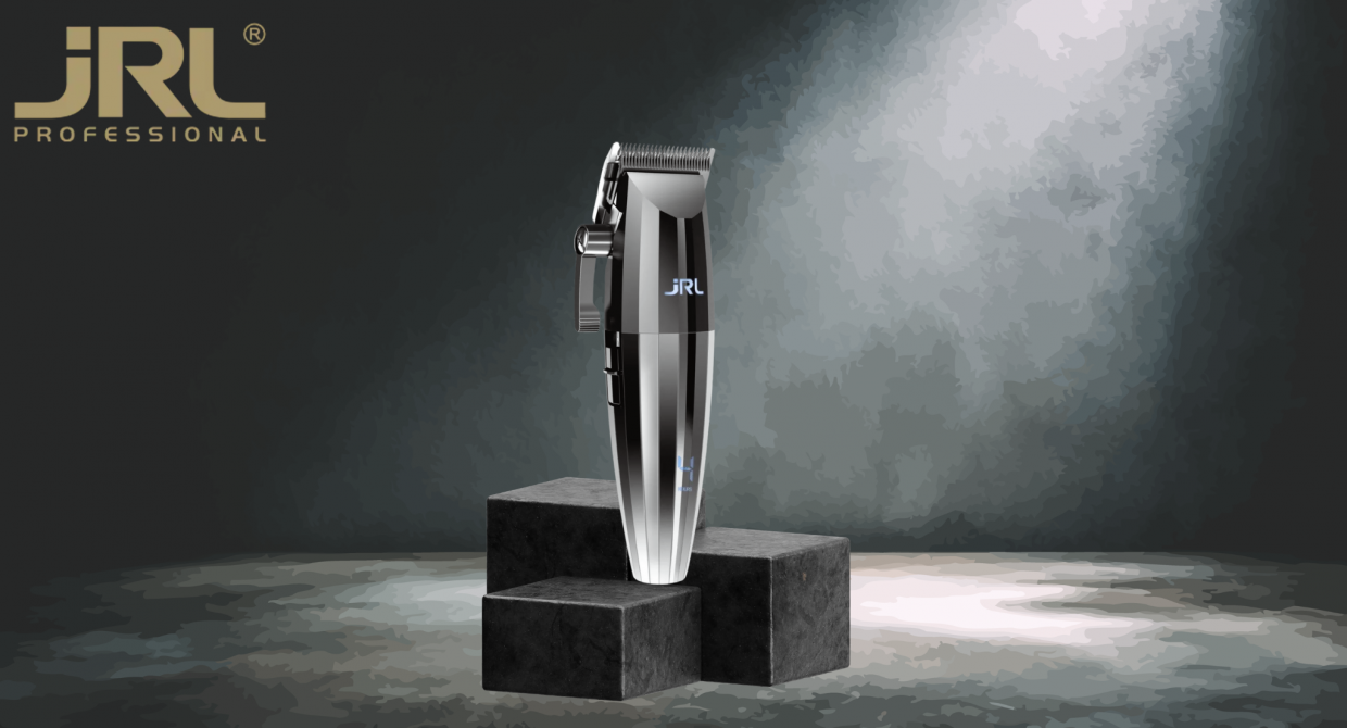 Aparat de tuns electric JRL Fresh Fade 2020C, 3200 mAh, Autonomie 4h, Accesorii incluse, Silver 1 Lerato.ro