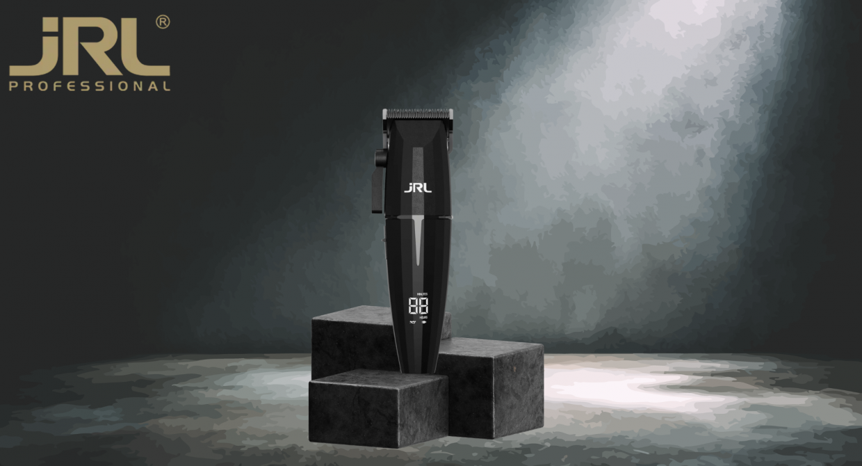 Aparat de tuns electric JRL Onyx 2020C, Display LED, Autonomie 5h, Accesorii incluse, Negru 1 Lerato.ro