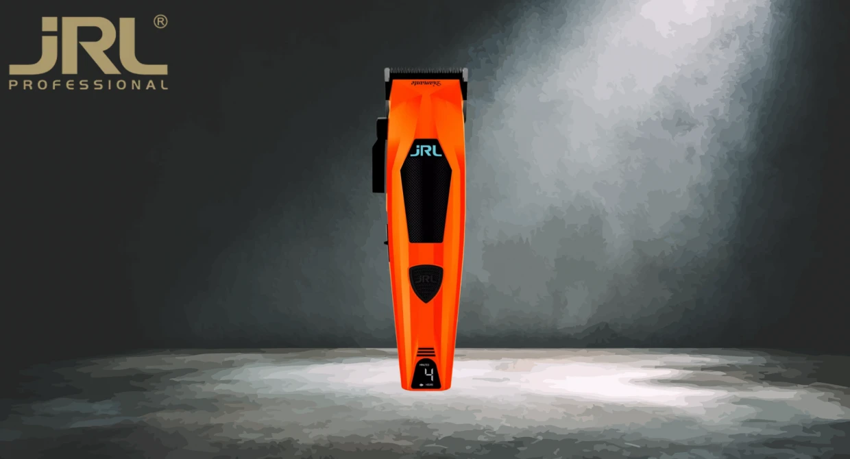 Aparat de tuns electric JRL Diamante 2025CH, 3500 mAh, Autonomie 4h, Accesorii incluse, Portocaliu 1 Lerato.ro