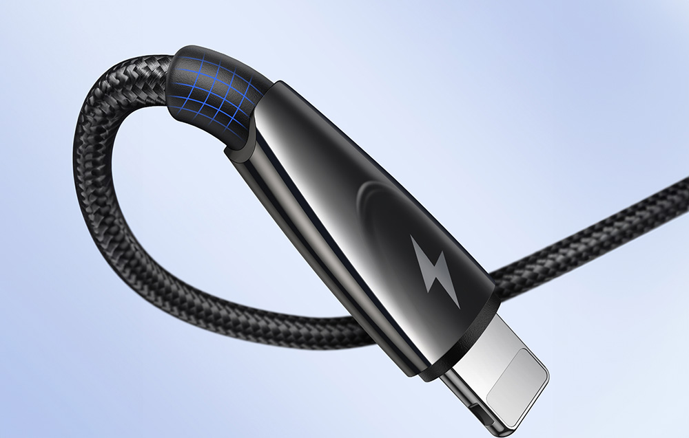 Cablu pentru incarcare si transfer de date Joyroom SA31-AL3, USB/Lightning, 3A, 1.2m, Negru 1 Lerato.ro