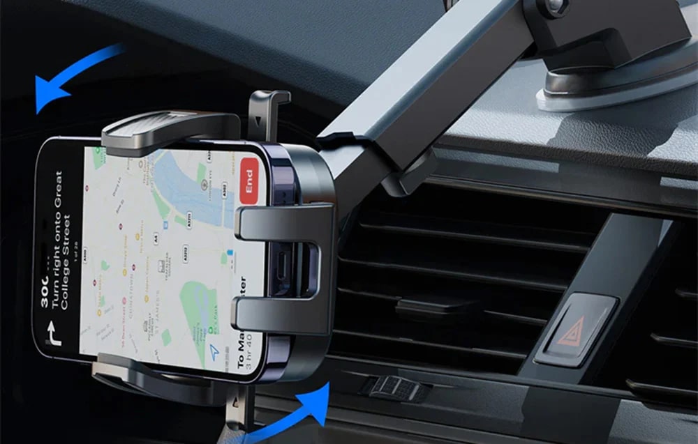 Suport auto Joyroom JR-OK6, Dashboard Mount, Rotire 360 grade, Negru 1 Lerato.ro