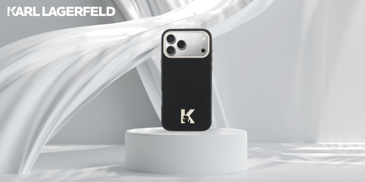 Husa Karl Lagerfeld Karl Logo Head cu MagSafe compatibila cu iPhone 17 Pro Max, Negru 1 Lerato.ro