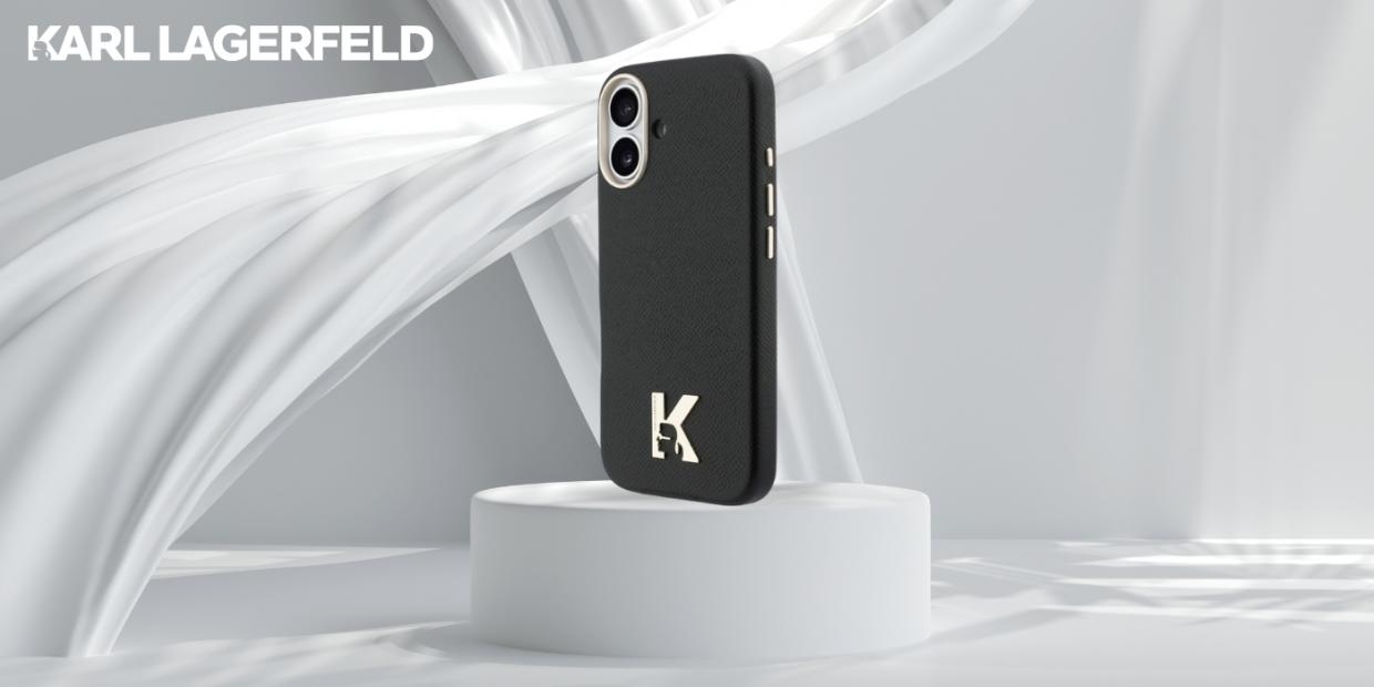 Husa Karl Lagerfeld Karl Head Logo cu MagSafe compatibila cu iPhone 17, Negru 1 Lerato.ro