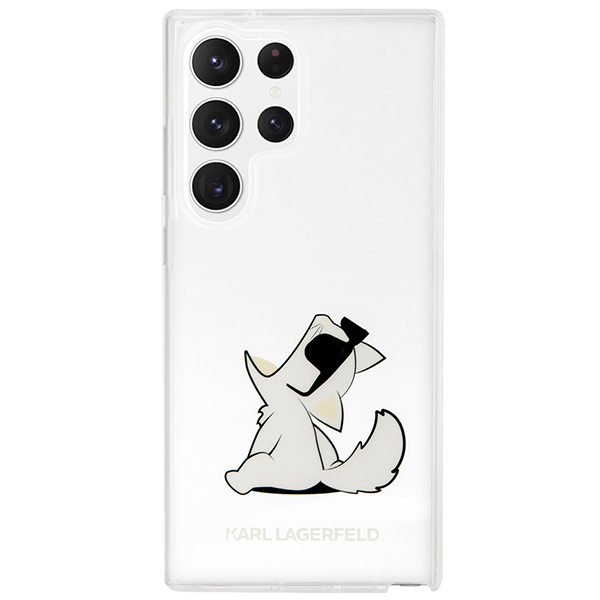 Carcasa Karl Lagerfeld Choupette Fun compatibila cu Samsung Galaxy S23 Ultra, Transparent 1 Lerato.ro