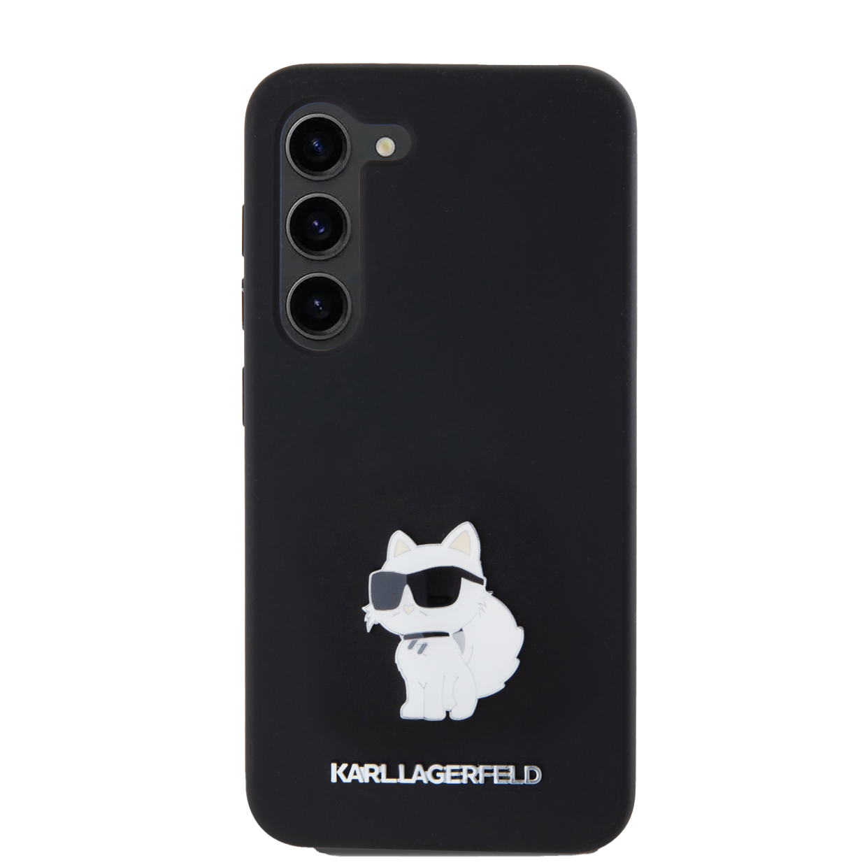 Carcasa Karl Lagerfeld Silicone Choupette compatibila cu Samsung Galaxy A55, Negru 1 Lerato.ro
