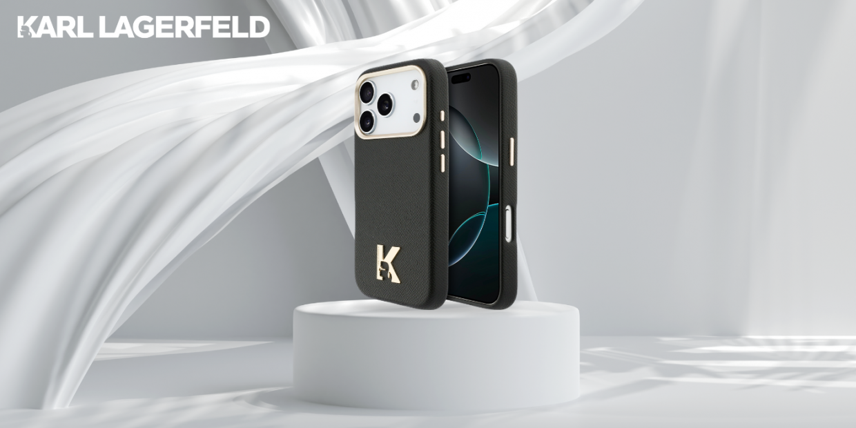 Carcasa Karl Lagerfeld Karl Head Logo cu MagSafe compatibila cu iPhone 17 Pro, Negru 1 Lerato.ro