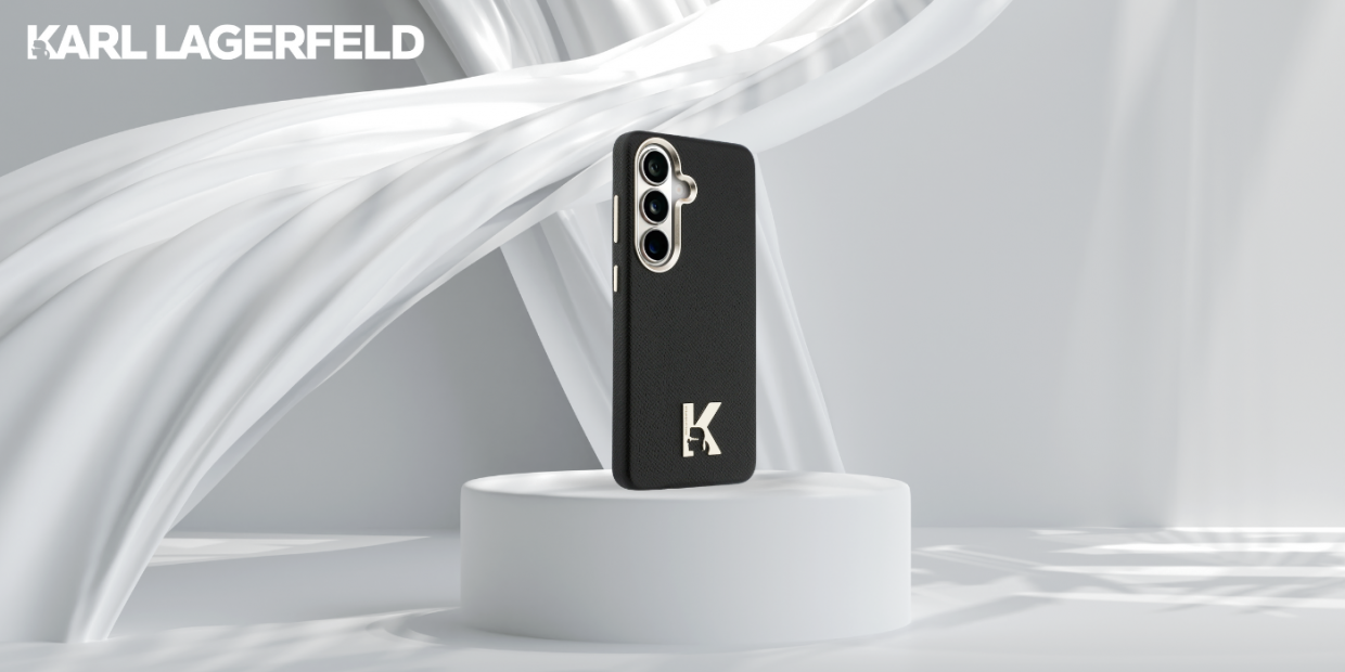 Carcasa Karl Lagerfeld K Metal Logo cu MagSafe compatibila cu Samsung Galaxy S26, Negru 1 Lerato.ro