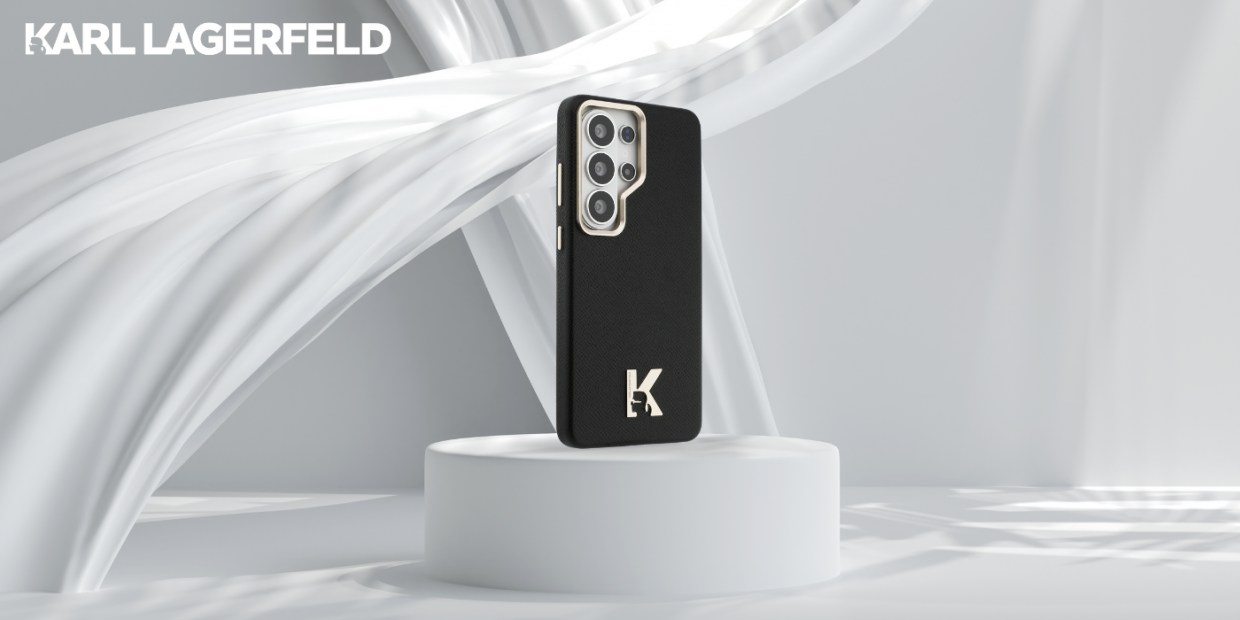Carcasa Karl Lagerfeld K Metal Logo cu MagSafe compatibila cu Samsung Galaxy S26 Ultra, Negru 1 Lerato.ro