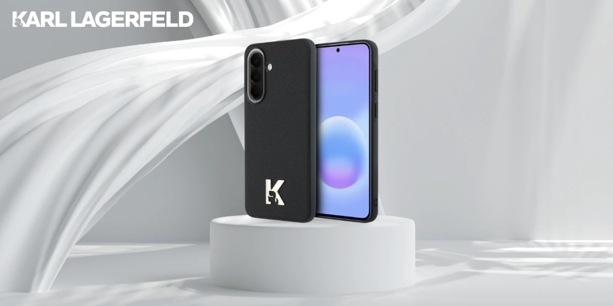 Carcasa Karl Lagerfeld Karl Head Logo compatibila cu Samsung Galaxy A37 5G, Negru 1 Lerato.ro