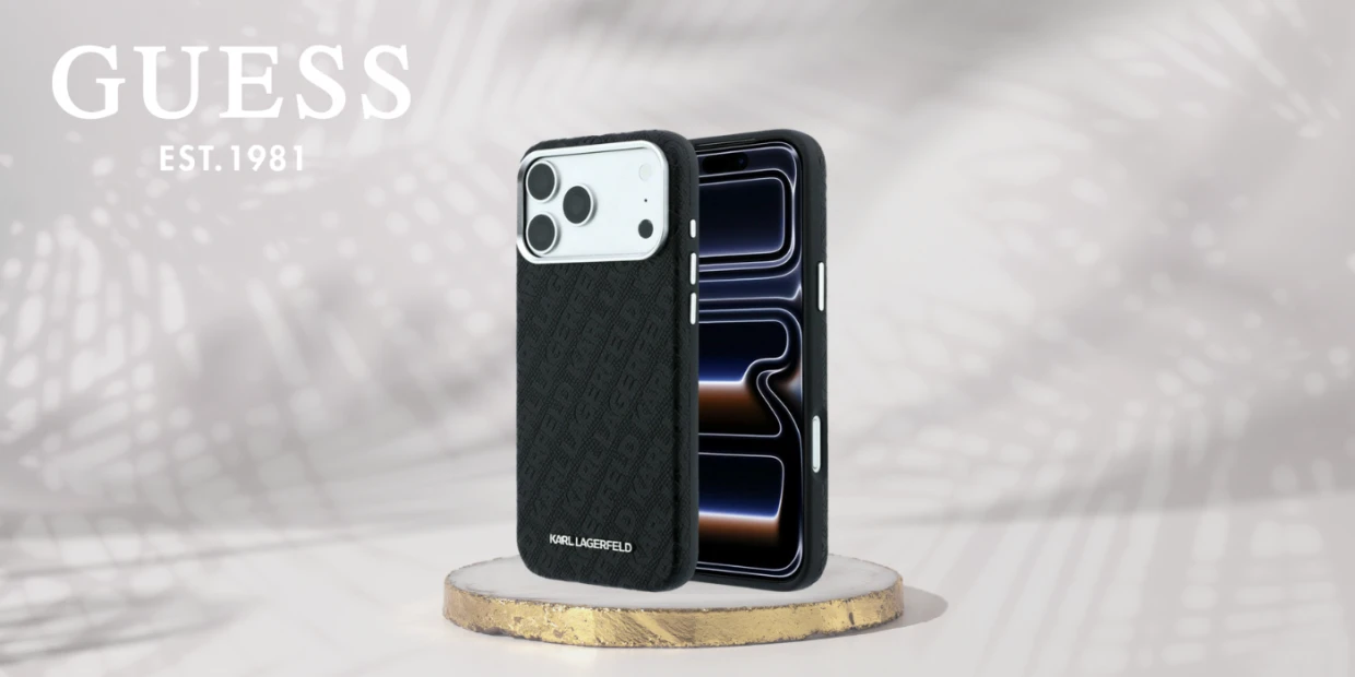 Husa Karl Lagerfeld Grained Allover Logo cu MagSafe compatibila cu iPhone 18 Pro / 17 Pro, Negru 1 Lerato.ro