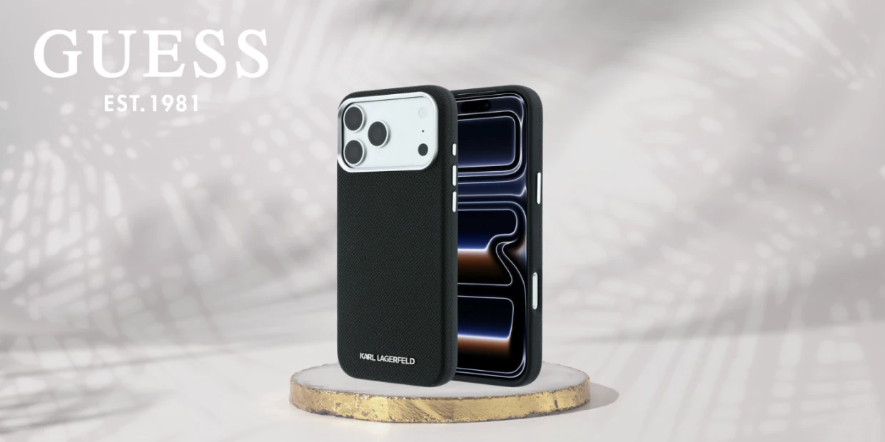 Husa Karl Lagerfeld Grained Elongated Logo cu MagSafe compatibila cu iPhone 18 Pro / 17 Pro, Negru 1 Lerato.ro