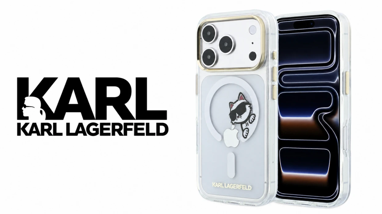 Husa Karl Lagerfeld Peekaboo Logo cu MagSafe compatibila cu iPhone 18 Pro / 17 Pro, Transparent 1 Lerato.ro