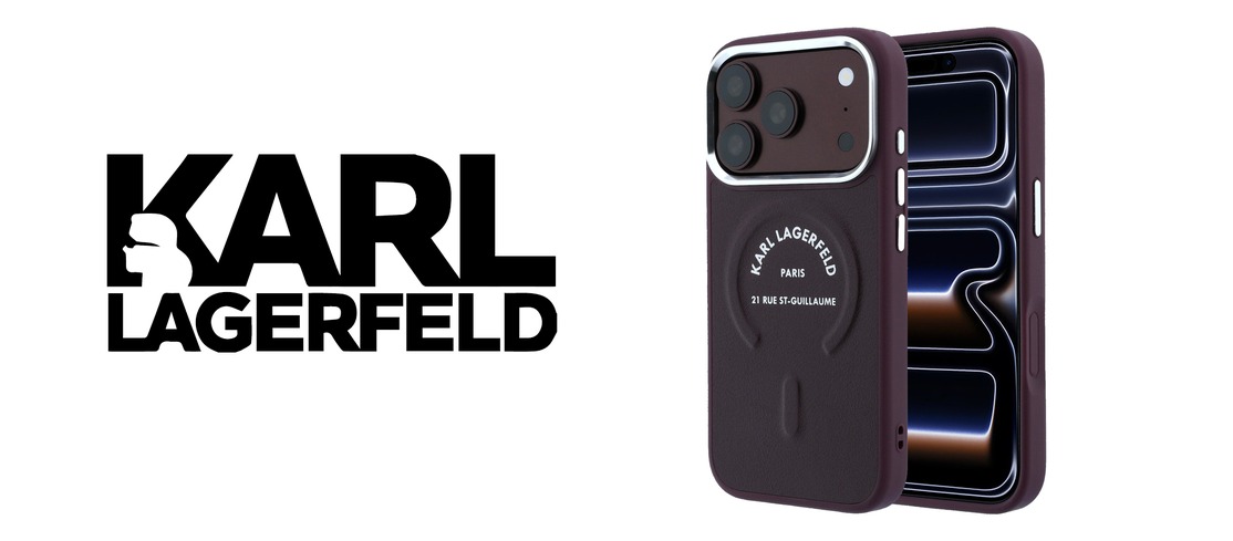 Husa Karl Lagerfeld Embossed Open Ring RSG Logo cu MagSafe compatibila cu iPhone 18 Pro / 17 Pro, Mov 1 Lerato.ro