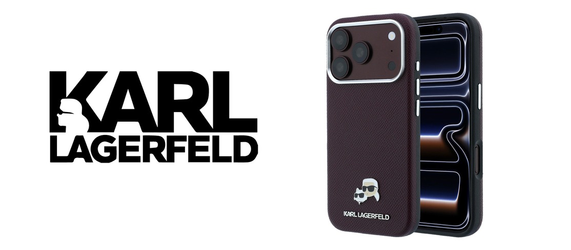 Husa Karl Lagerfeld Grained Choupette Head Metal cu MagSafe compatibila cu iPhone 17 Pro Max / 18 Pro Max, Burgundy 1 Lerato.ro