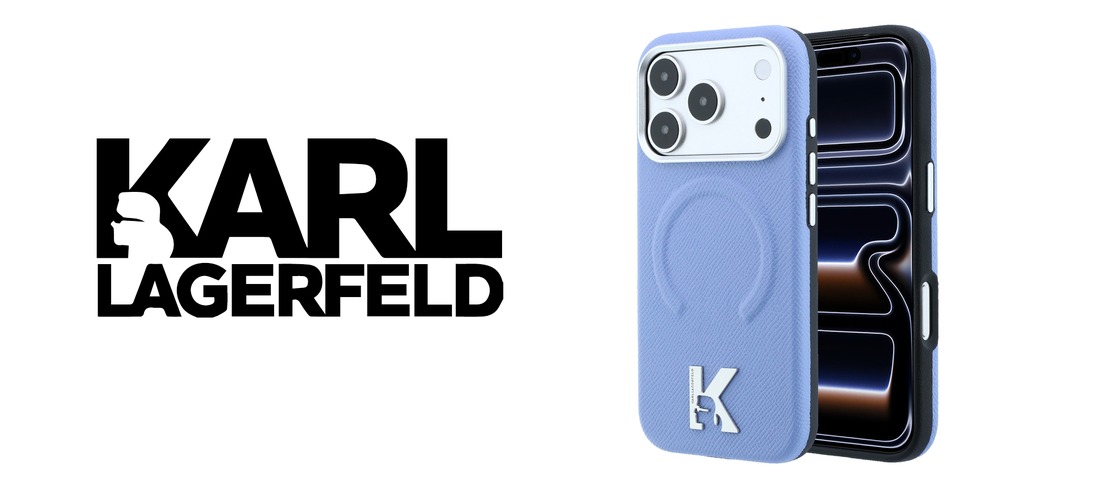 Husa Karl Lagerfeld Grained Embossed Ring Kameo Logo cu MagSafe compatibila cu iPhone 18 Pro / 17 Pro, Albastru 1 Lerato.ro