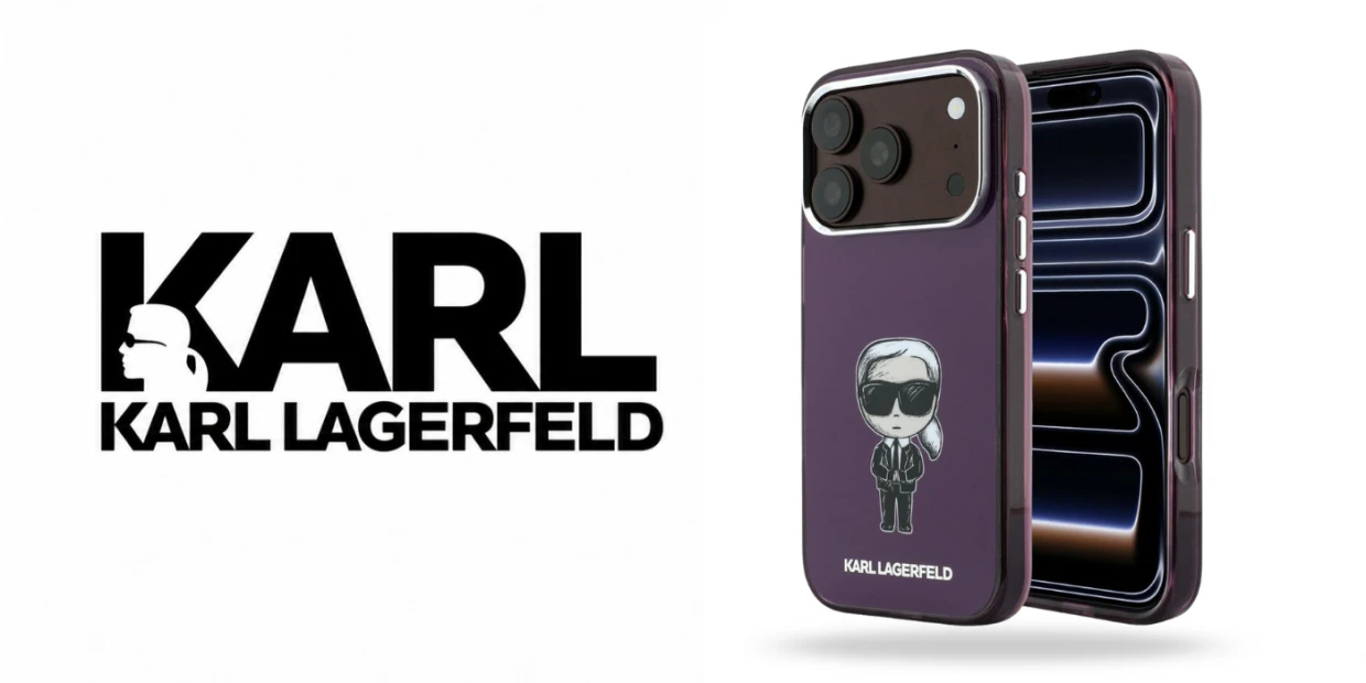 Husa Karl Lagerfeld IML Ikonik Sketch Print cu MagSafe compatibila cu iPhone 18 Pro / 17 Pro, Burgundy 1 Lerato.ro