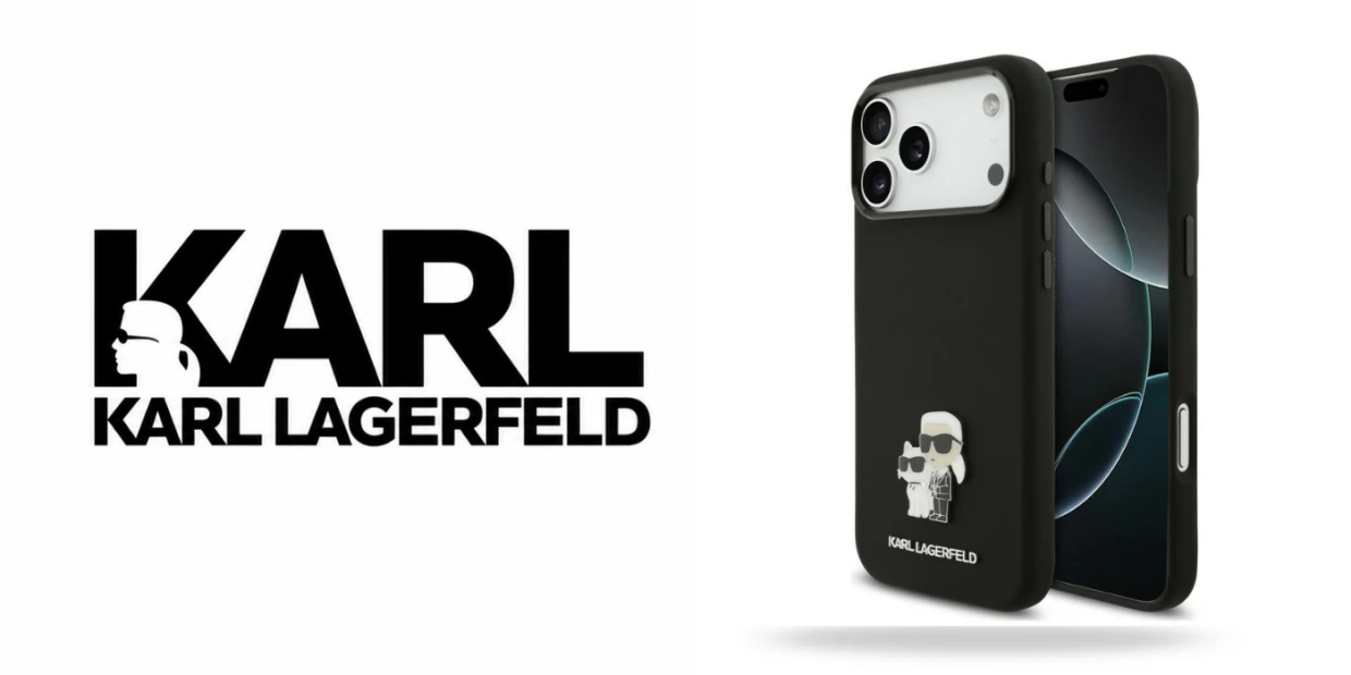 Husa Karl Lagerfeld Silicone Choupette Metal Pin compatibila cu iPhone 18 Pro Max / 17 Pro Max, Negru 1 Lerato.ro