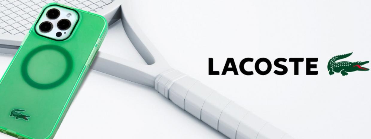 Carcasa Lacoste Transparent Design cu MagSafe compatibila cu Samsung Galaxy S24 Ultra, Negru 1 Lerato.ro
