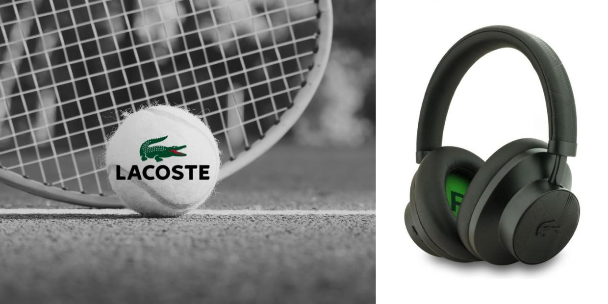 Casti wireless Lacoste Nomogramme, ANC, Bluetooth 5.4, 700 mAh, Autonomie 52h, USB-C, Negru 1 Lerato.ro