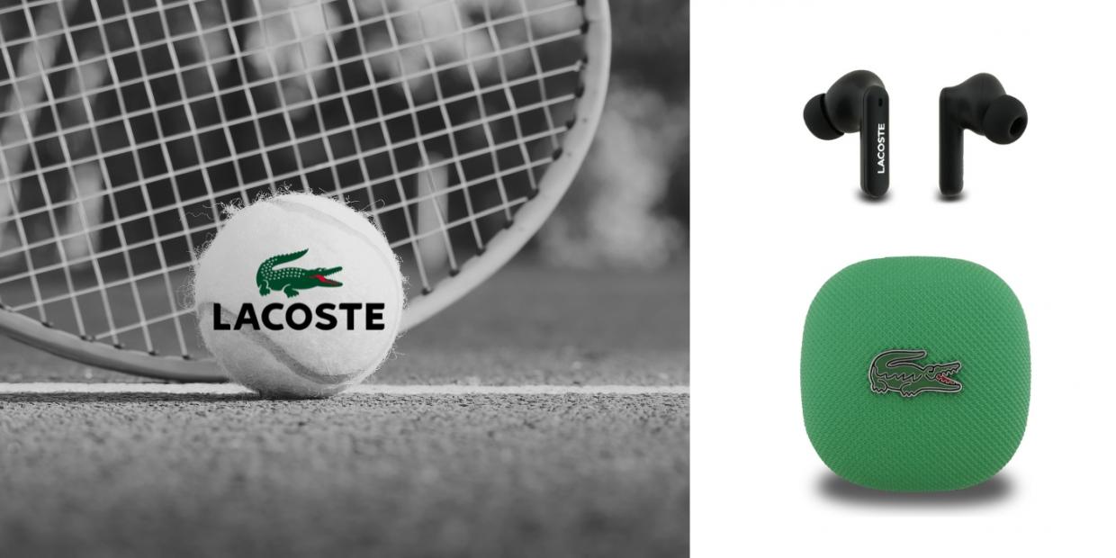 Casti wireless TWS Lacoste Iconic Petit Pique, Bluetooth 5.4, 310 mAh, Autonomie 5h, IPX5, Verde 1 Lerato.ro