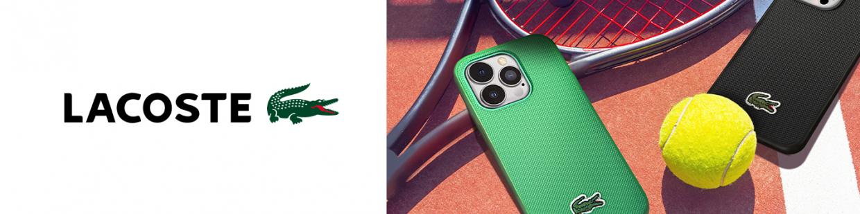 Carcasa Lacoste Iconic Petit Pique cu MagSafe compatibila cu iPhone 15 Pro Max, Negru 1 Lerato.ro