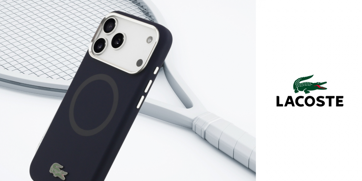 Carcasa Lacoste Silicone Metal Logo cu MagSafe compatibila cu iPhone 17 Pro Max, Navy Blue 1 Lerato.ro