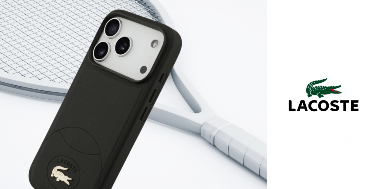 Carcasa Lacoste Bliss cu MagSafe compatibila cu iPhone 17 Pro, Negru 1 Lerato.ro
