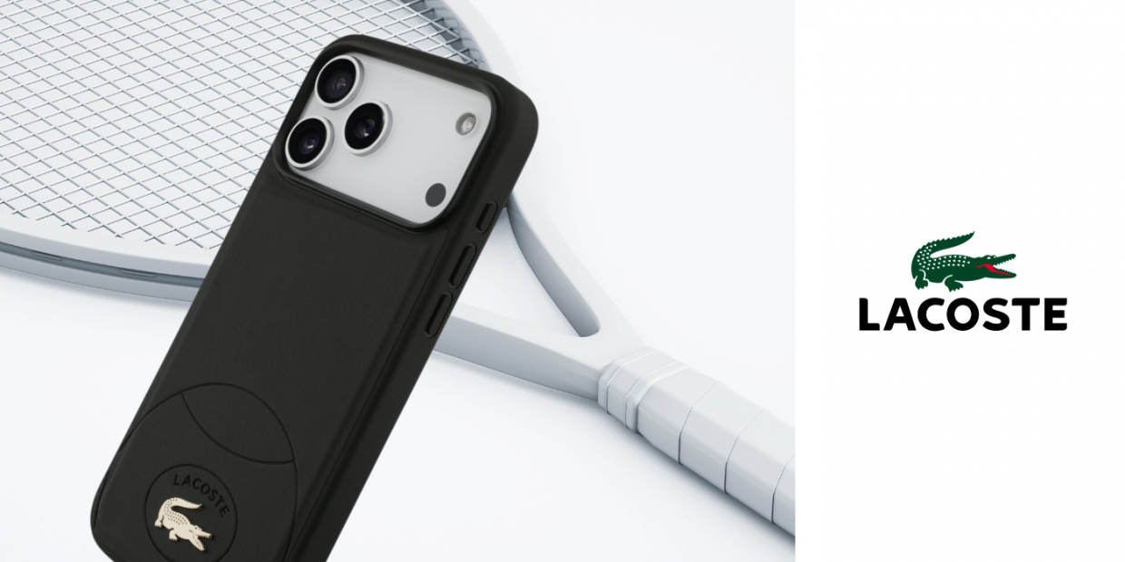 Carcasa Lacoste Bliss cu MagSafe compatibila cu iPhone 17 Pro Max, Negru 1 Lerato.ro