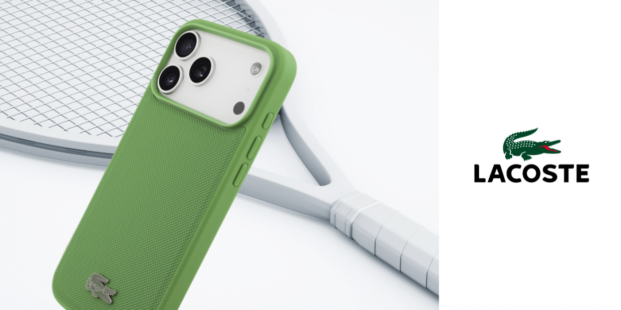 Carcasa Lacoste Petit Pique Lacquer Logo cu MagSafe compatibila cu iPhone 17 Pro Max, Verde 1 Lerato.ro