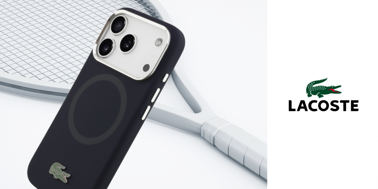 Carcasa Lacoste Silicone Metal Logo cu MagSafe compatibila cu iPhone 17 Pro, Navy Blue 1 Lerato.ro